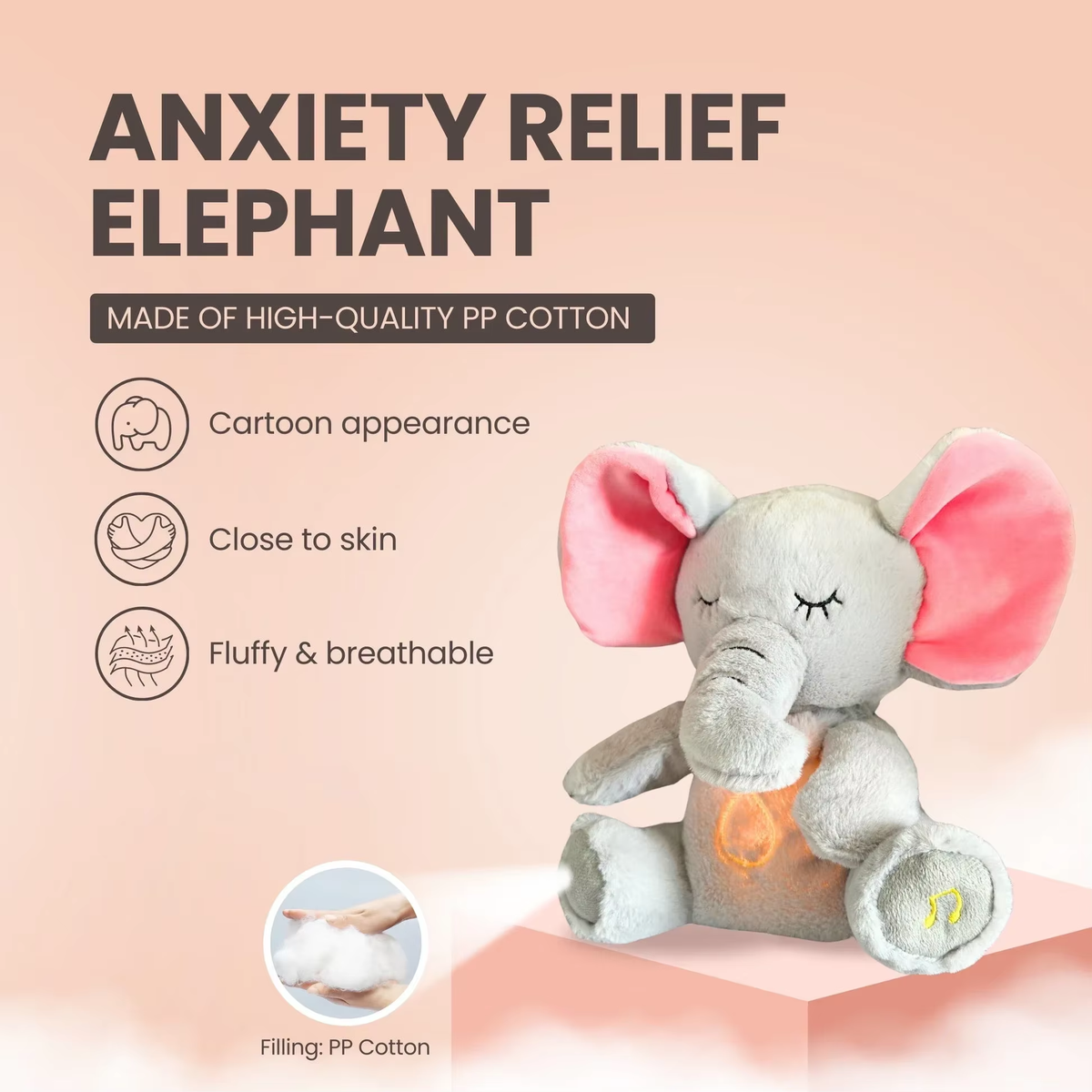 The HushyPuff™ Breathing Relief Companion (Anxiety & Sleep Aid)