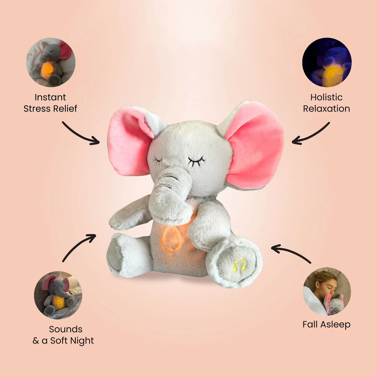 The HushyPuff™ Breathing Relief Companion (Anxiety & Sleep Aid)
